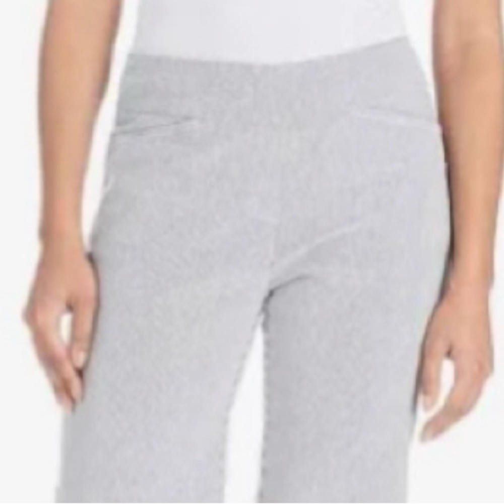 Zoe + Phoebe pin striped legging capris size woman’s medium petite